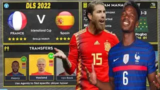 DLS 22 | France 🇨🇵 vs 🇪🇸 Spain | World Cup | Dream League Soccer 2022 | Gameplay