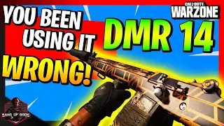 NO RECOIL Close Range DMR 14 Class Setup in WARZONE | Iron Sight Loadout | Best Attachments