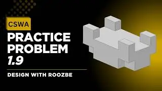 CSWA Practice Problem 1.9 Solution | SolidWorks Exam Guide