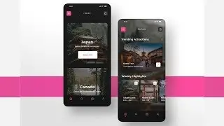 Flutter UI - Minimal Designs - Travel and Explore