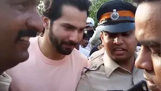 Varun Dhawan At The Beach Clean Up Drive On World Environment Day
