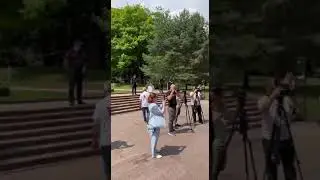 Митинг у парламента против выхода Молдовы из СНГ