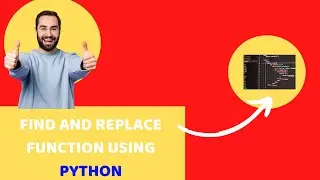 Find and Replace Using Python - Python  Practice Programs - codeandman