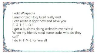 Weird Al Yankovic - White  Nerdy Lyrics