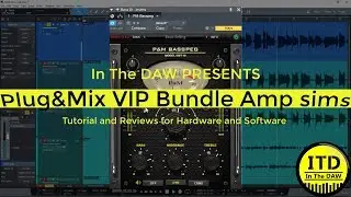 Plug and Mix Vip Bundle Amp sims In The DAW