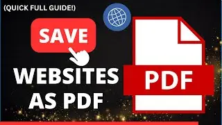 How to Save Websites as PDF in Google Chrome | Easy Tutorial 2024