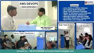 AWS DEVOPS @Kosmiktechnologies |MOCK UP INTERVIEW | WEEKLY EXAMS | REAL TIME TRAINING | LAB PRACTICE