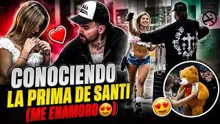 ADRIANO ZENDEJAS CONOCIENDO A LA PRIMA DE SANTI (LE COMPRO UN PELUCHE LA LLEVO A COMER TACOS )