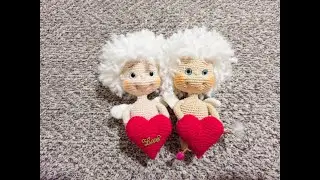 Baby Cupid (crocheted) Master class part 2 - the author's work of Irina Zemskaya