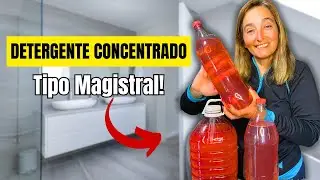 Homemade Concentrated Detergent 🧽✨ Magistral Type | Inexpensive and Yields Great