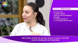 Süslü cupcake ve kış kahveleri