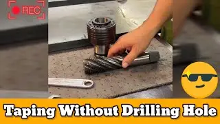 how to tape without drilling hole