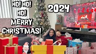 Christmas Morning Opening Presents 2024 #christmas