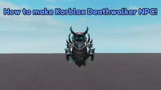 How to make a Korblox Deathwalker NPC! | Piggy Build Mode