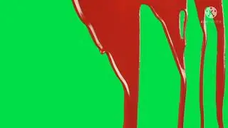 No copyright 3D VFX blood background green screen