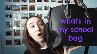 What's in my school bag!