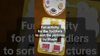 Preschool activities, Toddler Learning, Shapes matching, Prek activity, Montessori, Toddler busy bag