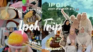 vlog | ipoh day 1 : first time naik ets 🚄 concubine lane, nasi vanggey🍧🍛🥤☁️