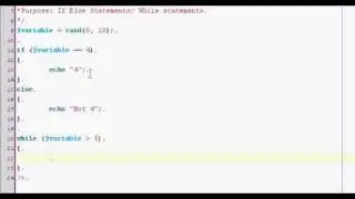 Learning the Basic's of PHP Programming - Tutorial 3