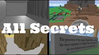 All Secrets On Every Map | Zeppelin Wars (Roblox)