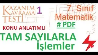 OPERATIONS WITH INTEGER NUMBERS | 7th Grade | Integers | MEB 7th Grade Achievement Test 1 | PDF |...
