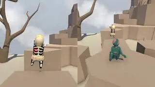 Human Fall Flat Gameplay Walkthrough Part 2 (No Commentary) (2 Players)