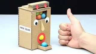 How to Make Gumball Dispenser from Cardboard