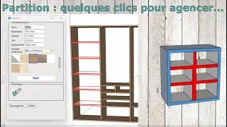Partition : quelques clics pour agencer.