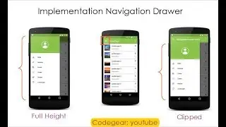 How to implement Navigation Drawer in android || full tutorial with note and ppt