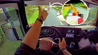 POV TRUCK DRIVING SCANIA S ??? ON FRENCH NARROW ROADS | 4K