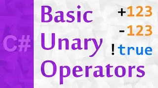 [C#] Basic Unary Operators | Unity C# for Absolute Beginners