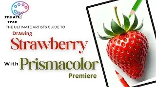 Strawberry Pencil Drawing with Prismacolors|| Speed Drawing Strawberry ||  Realistic Drawing  ||