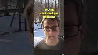 My Brother LOCKED ME OUT of the House in the Snow?!!