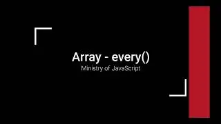 JavaScript Array - every()