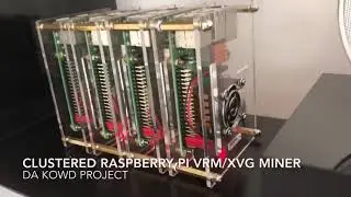 Clustered Raspberry Pi Verium and Magi Coin Miner