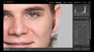 How to brighten eyes and eye colour in Lightroom