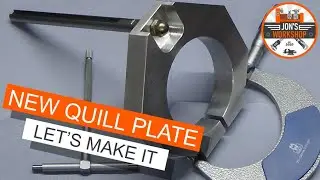 Cormak ZX-7045 Mill Head Upgrade Part 5 - New Quill Plate