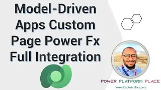 Model-Driven Apps Custom Page Power Fx Full Integration Tutorial