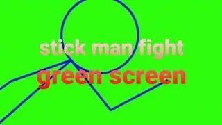 Stick Man Fight green screen (RunCollab)