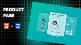 Stunning Glassmorphism Product Page with HTML & CSS | Modern UI Design Tutorial