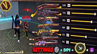 Free Fire Headshot setting 2025 ⚡️ Best Sensitivity Settings ⚙️| Sensitivity + HudSettings Free Fire