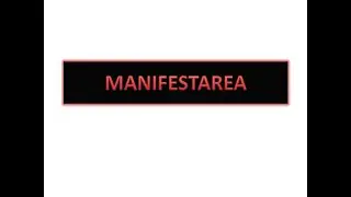 Manifestarea