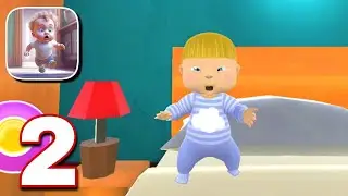 Newborn Naughty Baby Care Simulator Games : Gameplay Walkthrough Part 2 || Level 7 to 10 ||