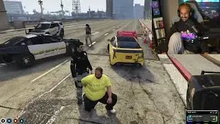 Abdul & Matt Help GG Escape Cops in Taxi | No Pixel