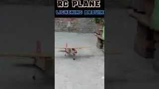 RC TRAINER AIRPLANE || #RUNWAY​ TEST ( PART-3 ) #Shorts​​​​#lightningarduino​​​​#rcplane
