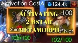 Double metamorph capsule | Activating 2 6star metamorph | Legacy of Discord