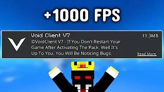 The Best FPS BOOST Mod For MCPE 1 21+ NO LAG + Smooth Gameplay | Void Client V7