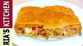 Μελιτζανόπιτα 😍 Απίστευτα Νόστιμη και Εύκολη! - Eggplant Pie, Incredibly Delicious and Easy!