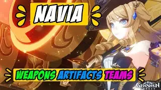 Ce Build sur Navia Détruit TOUT ! (Artefacts & Armes OP)