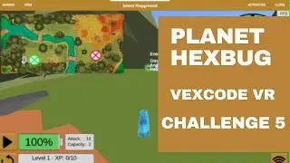 Planet Hexbug - VEXcode VR - Challenge 4